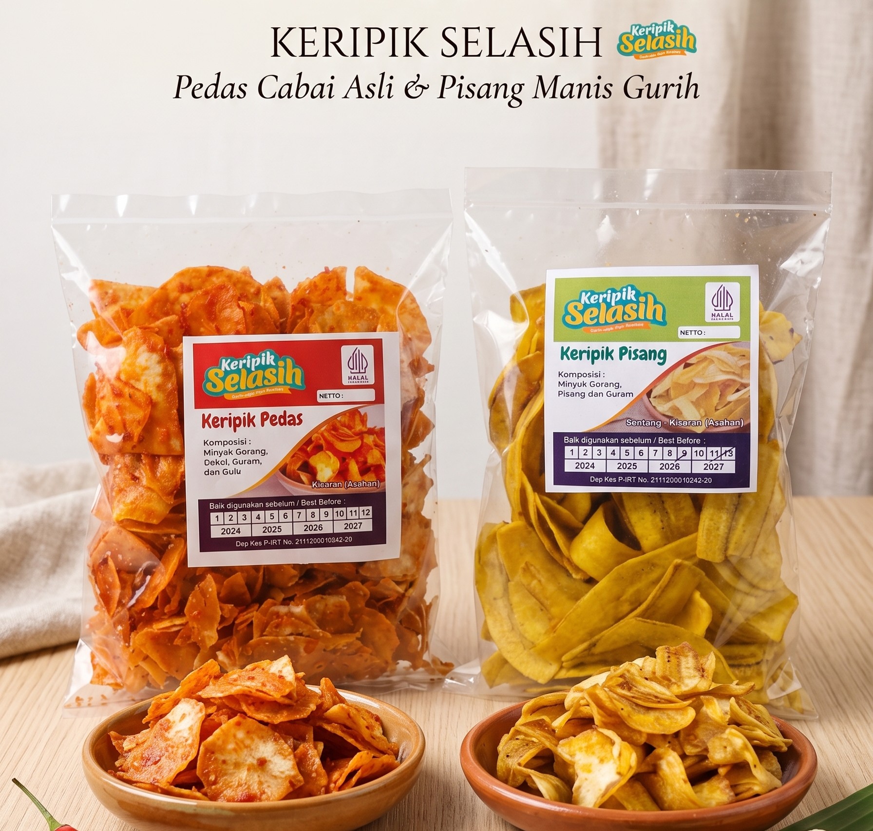 Keripik Selasih